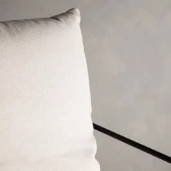SEDALIA Fauteuil en tissu et métal