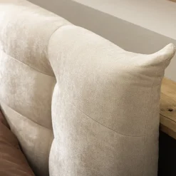 SERENITA Lit coffre en tissu 140x190cm