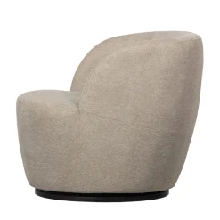 SERRA Fauteuil pivotant design en tissu
