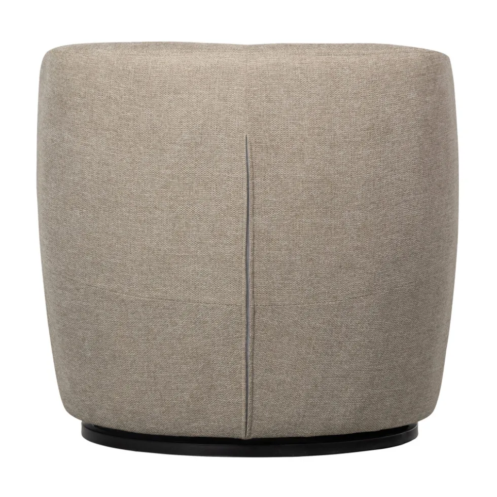 SERRA Fauteuil pivotant design en tissu