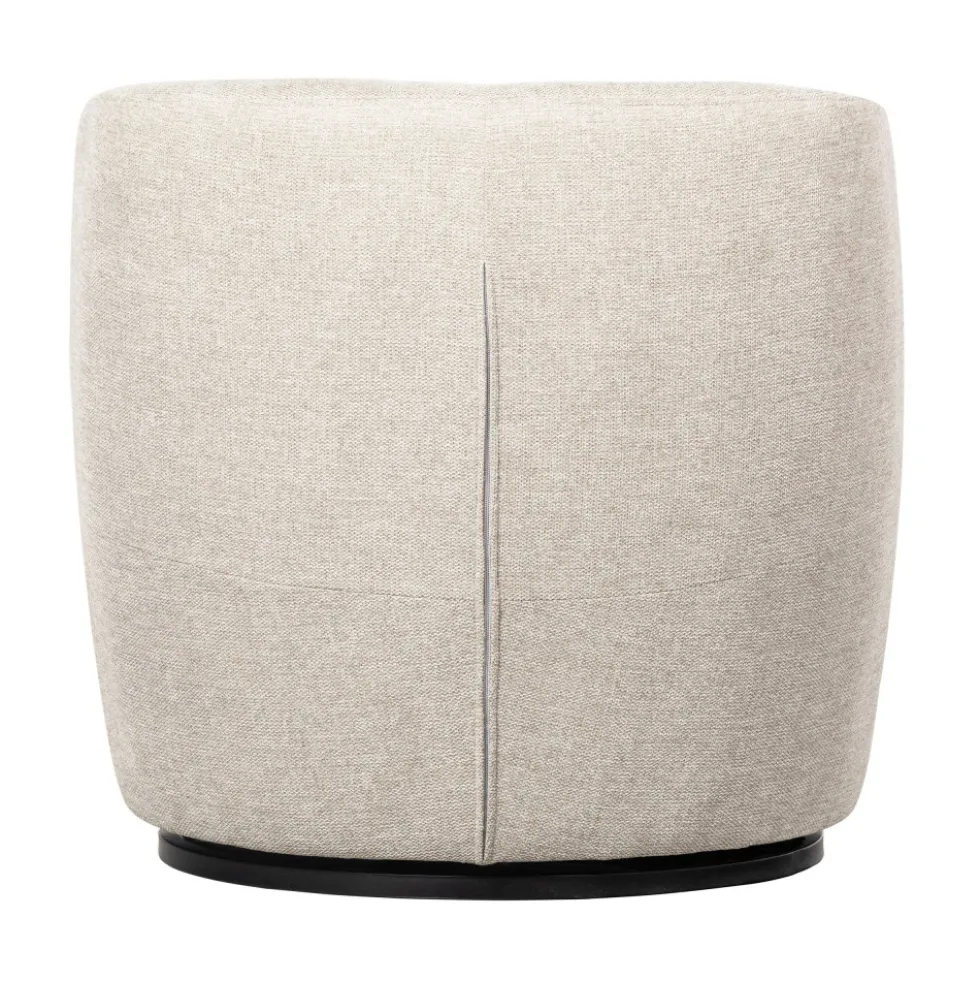 SERRA Fauteuil pivotant design en tissu