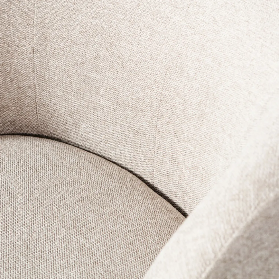 SERRA Fauteuil pivotant design en tissu