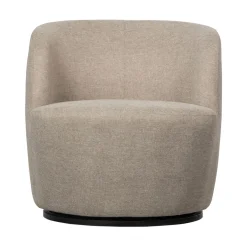 SERRA Fauteuil pivotant design en tissu
