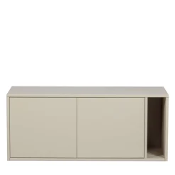 SETTLE DOWN Meuble TV 2 portes en bois L108cm