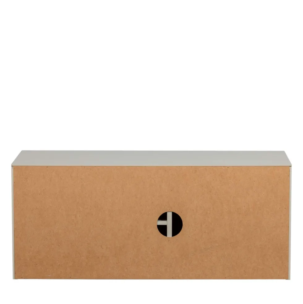 SETTLE DOWN Meuble TV 2 portes en bois L108cm