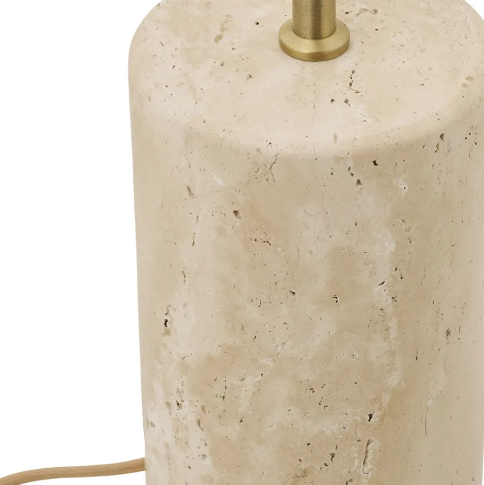 SHEFFIELD Lampadaire en marbre et métal H115cm