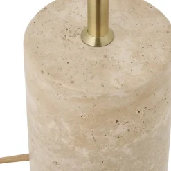 SHEFFIELD Lampe à poser en marbre et métal