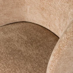 SHUFFLE Fauteuil pivotant en tissu
