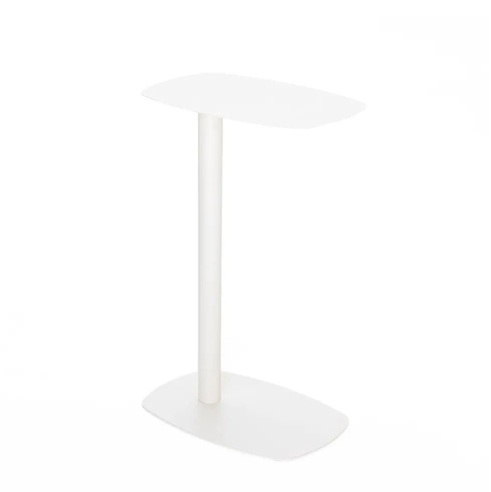 SIDY Table d'appoint en métal H66cm
