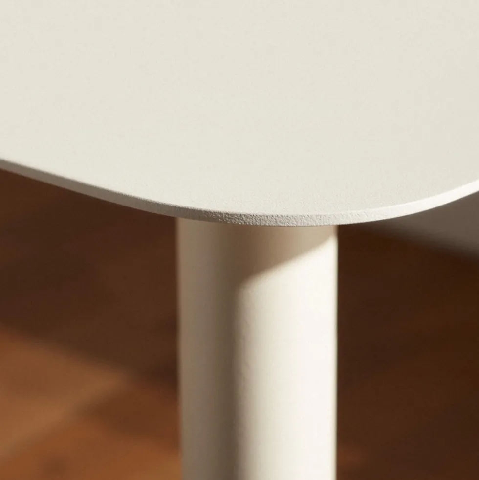 SIDY Table d'appoint en métal H66cm