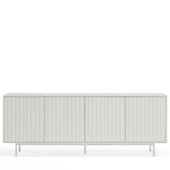 SIERRA Buffet en bois 4 portes 3 tiroirs L211cm
