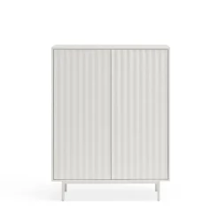 SIERRA Buffet haut en bois 2 portes 2 tiroirs