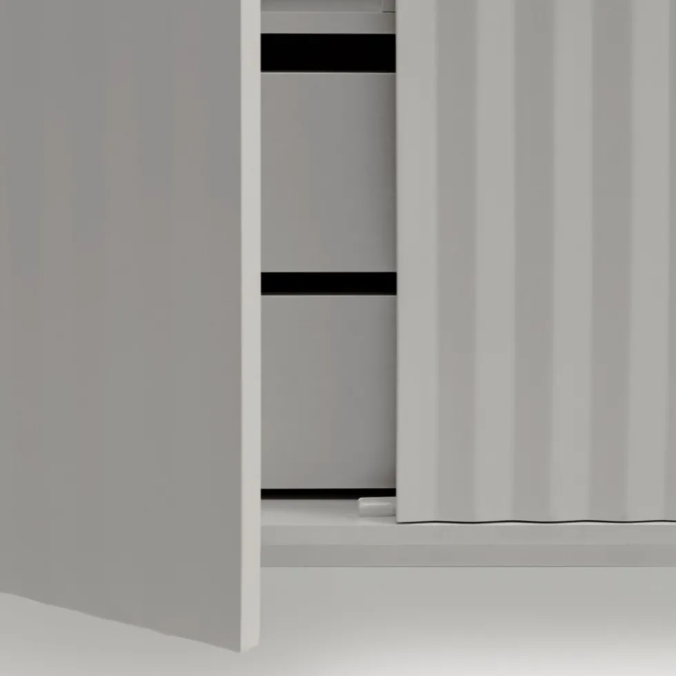 SIERRA Buffet haut en bois 2 portes 2 tiroirs