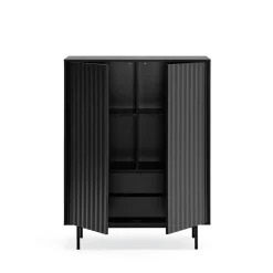 SIERRA Buffet haut en bois 2 portes 2 tiroirs