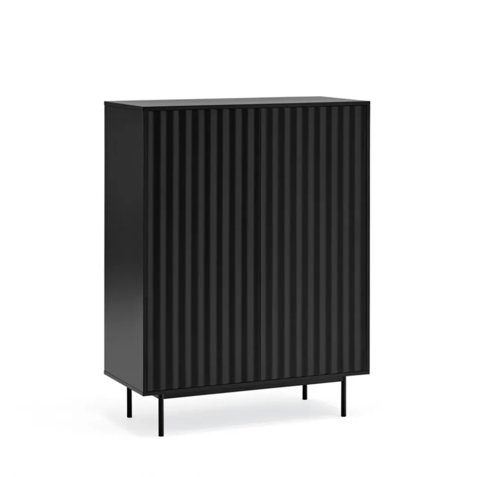 SIERRA Buffet haut en bois 2 portes 2 tiroirs