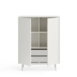 SIERRA Buffet haut en bois 2 portes 2 tiroirs