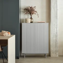 SIERRA Buffet haut en bois 2 portes 2 tiroirs