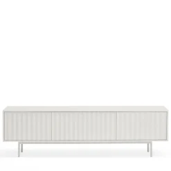 SIERRA Meuble TV en bois 3 portes L180cm