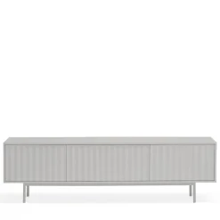 SIERRA Meuble TV en bois 3 portes L180cm