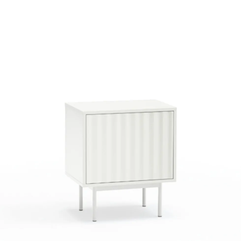 SIERRA Table de chevet 1 porte 2 tiroirs en bois