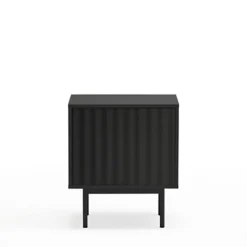 SIERRA Table de chevet 1 porte 2 tiroirs en bois