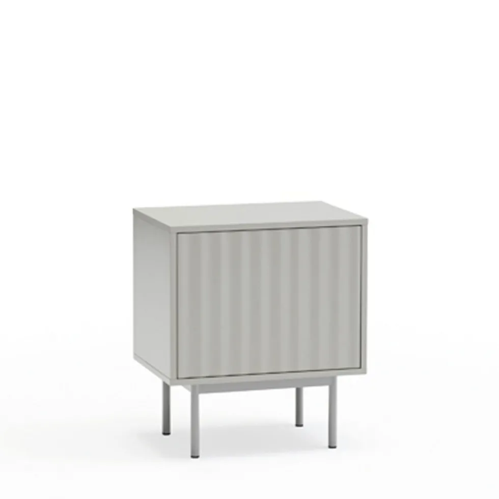 SIERRA Table de chevet 1 porte 2 tiroirs en bois