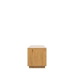 SINCE Meuble tv 2 tiroirs, 2 niches en bois L180cm