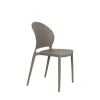 SJOERD Lot de 4 chaises intérieur et extérieur en plastique
