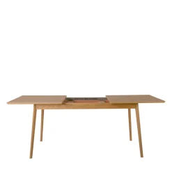 SKOLL Table à manger extensible 4 à 8 personnes 150-200x80cm