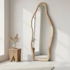 SOLEA Miroir organique en bois 70x180cm