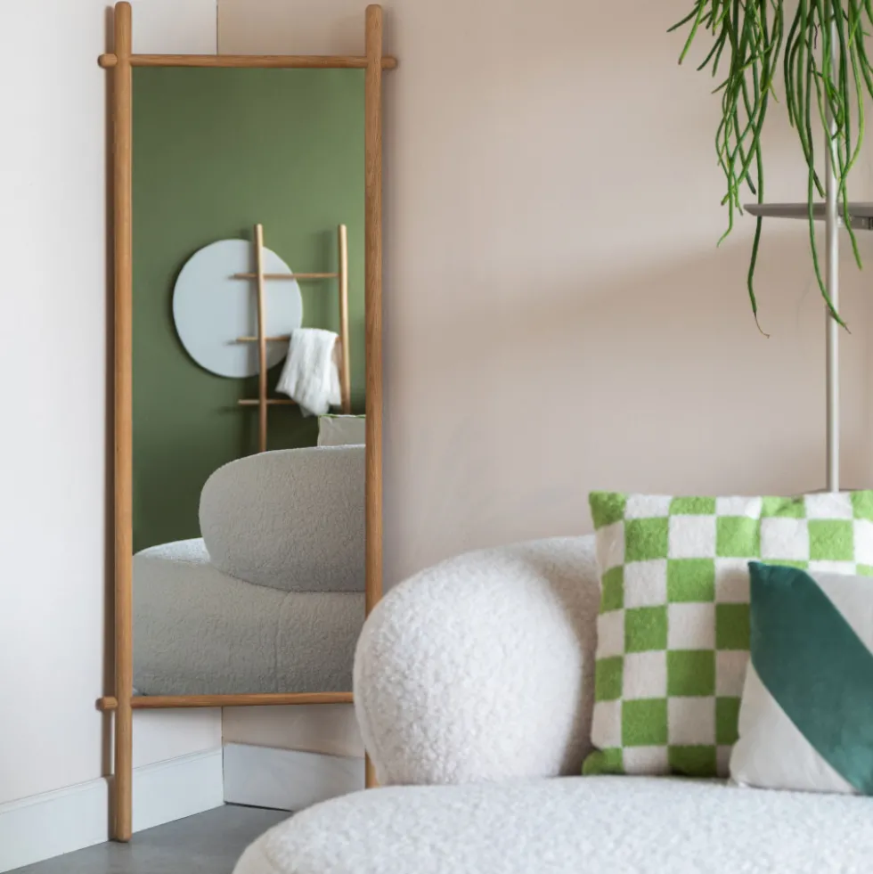 SOLENE Miroir en bois 58x160cm