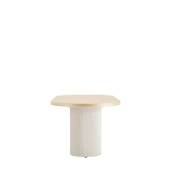 SOLVA Table à manger 10 personnes ovale en bois