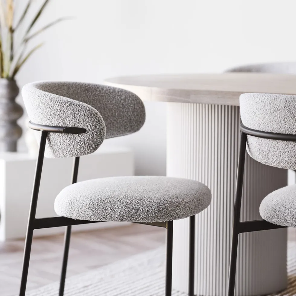SOLVA Table à manger 10 personnes ovale en bois