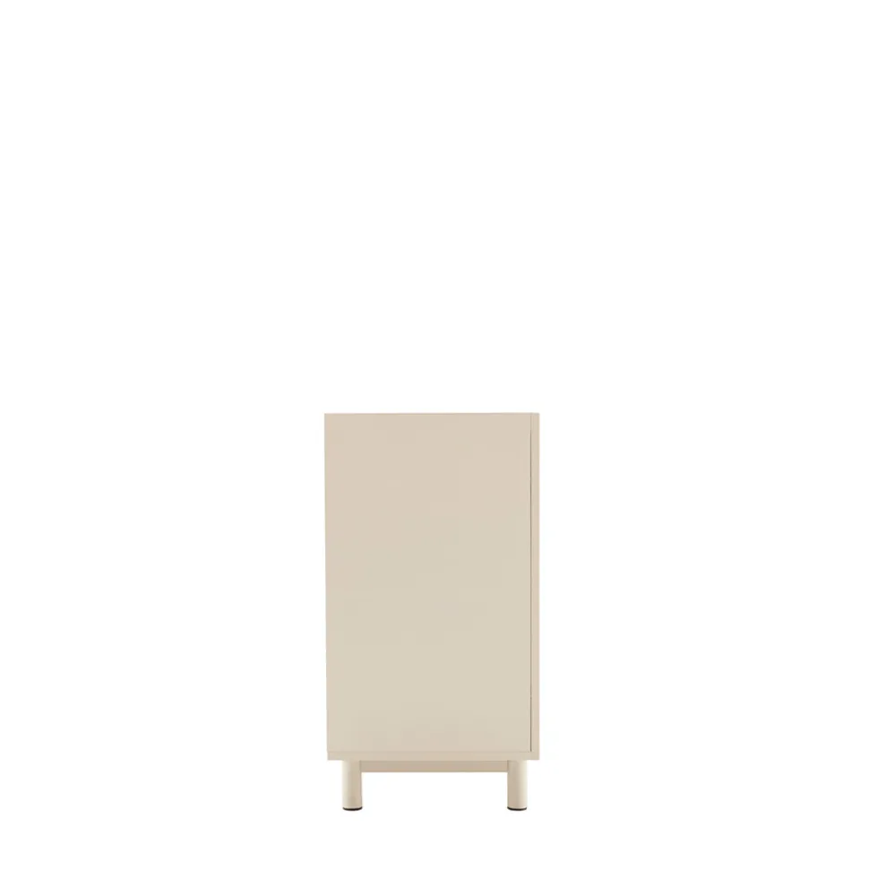 STANLEY Buffet 3 portes en bois et métal L160cm