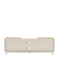 STANLEY Meuble TV 2 portes en bois et métal L160cm