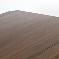 STORM Table à manger 8 personnes aux bords arrondis en bois
