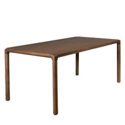 STORM Table à manger 8 personnes aux bords arrondis en bois