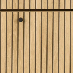 STORO Meuble à chaussures 3 portes en bois et métal L71,6cm