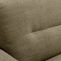 STUNE Canapé droit 4 places en tissu à accoudoirs larges