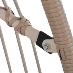 SULLY Fauteuil œuf suspendu de jardin en corde et acier traité