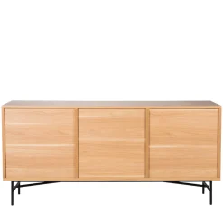 SVEG Buffet 2 portes 3 tiroirs en bois L160cm