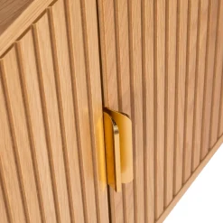 SVEG Buffet 2 portes 3 tiroirs en bois L160cm