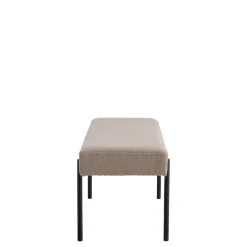 SWINDONBanc en tissu et métal L100cm