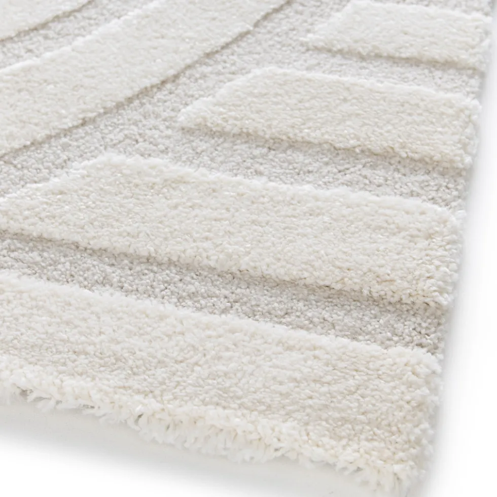 TARNA Tapis contemporain à motif géométrique