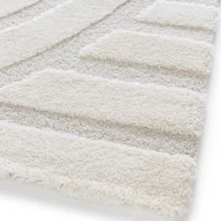 TARNA Tapis contemporain à motif géométrique