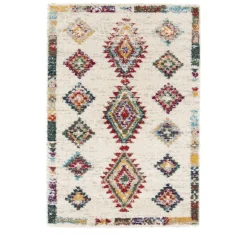 TIKI Tapis d'inspiration berbère à losanges