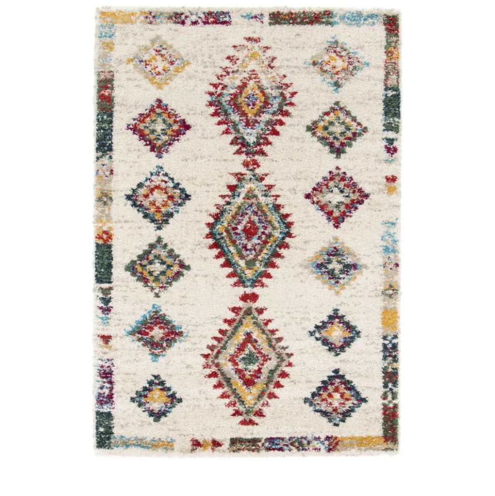 TIKI Tapis d'inspiration berbère à losanges