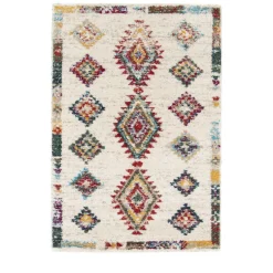 TIKI Tapis d'inspiration berbère à losanges