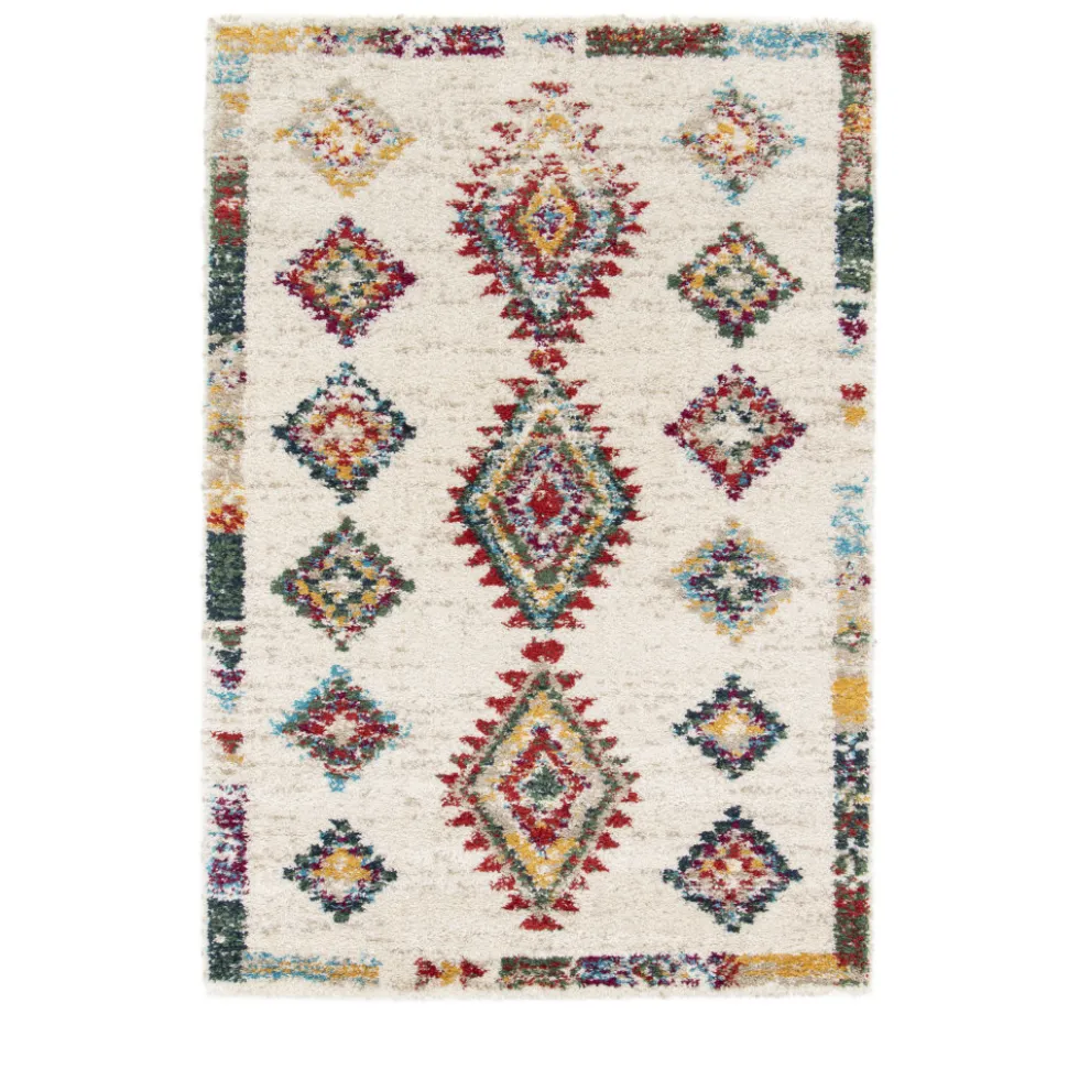 TIKI Tapis d'inspiration berbère à losanges