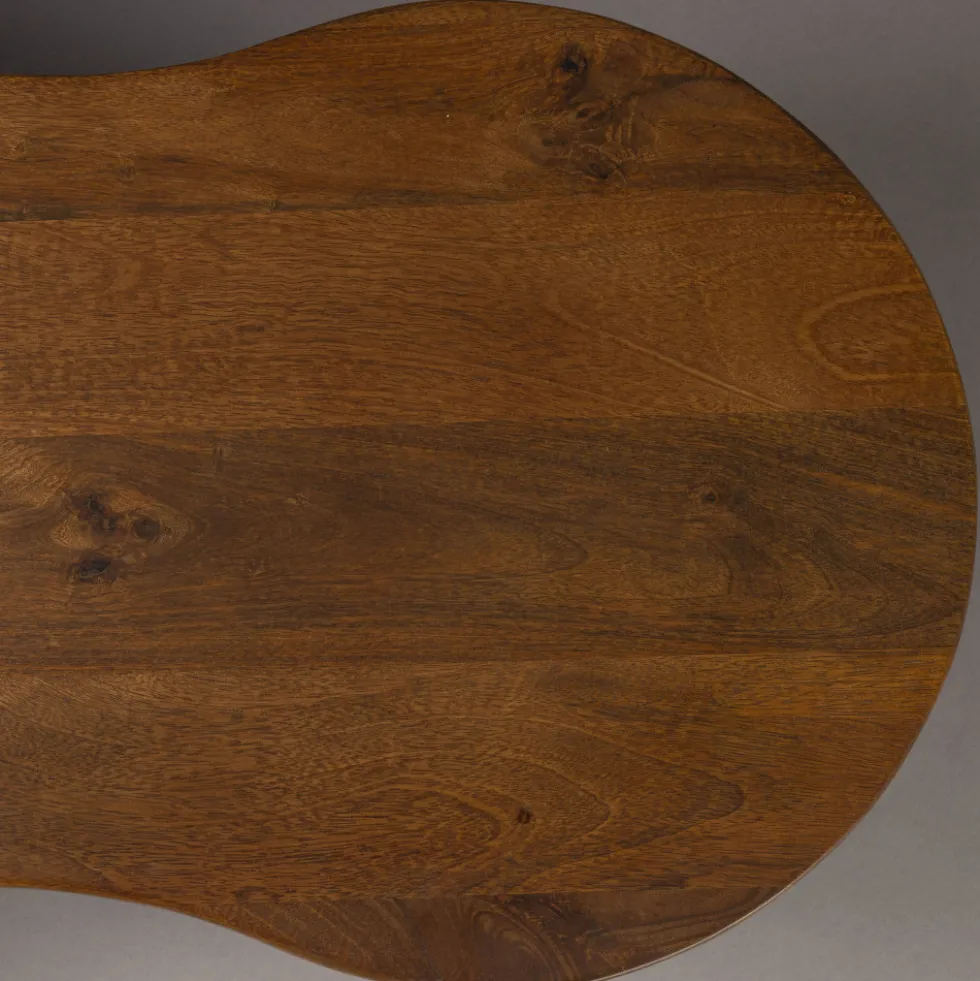 TILON Table basse organique en bois 110x60cm